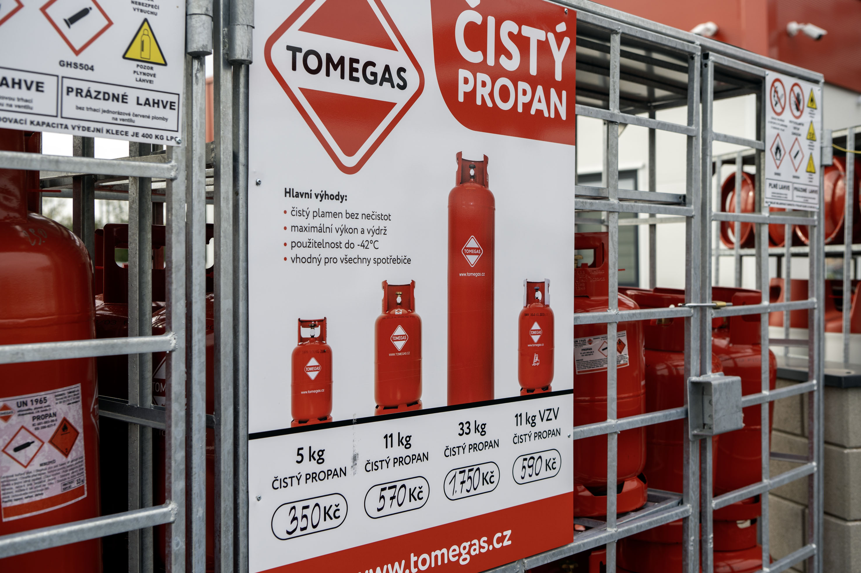 Lehčí, bezpečnější a spolehlivější: plynové lahve TOMEGAS PREMIUM 